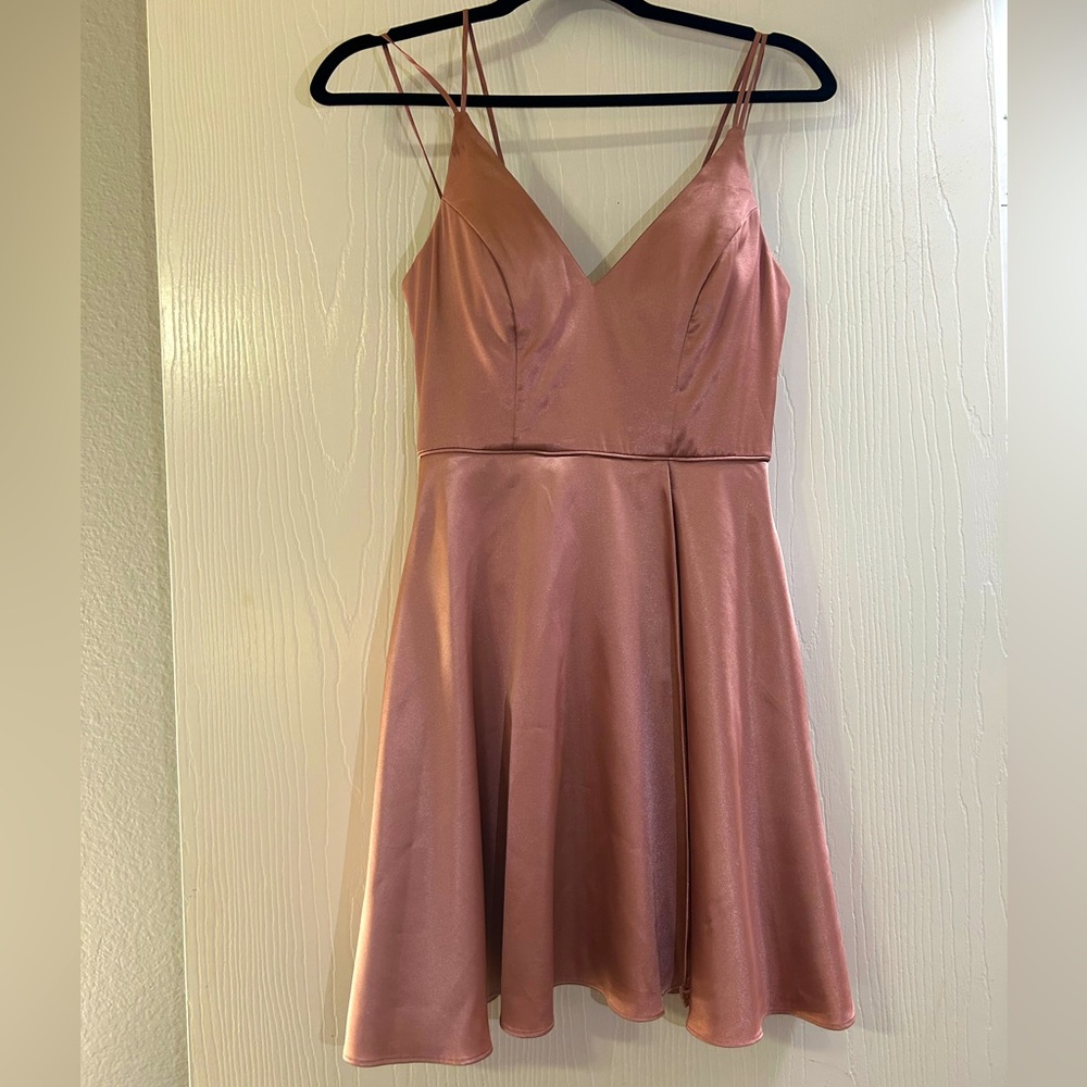 Sequin Hearts Homecoming Dress